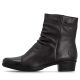3. Women's leather ankle boots with heels, brown, insulated, Rieker Y0773-25