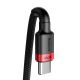 2. Baseus CATKLF-AL91 USB-C - USB-C PD QC cable 100W 5A 480Mb/s 2m - black and red