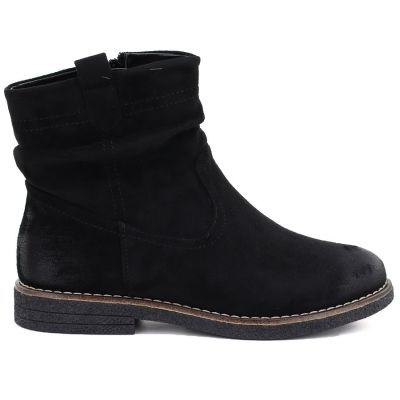2. Women's black suede ankle boots Jezzi ASA296-4