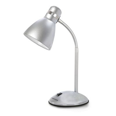 4. ESPERANZA DESK LAMP E27 ALKES SILVER ELD113S
