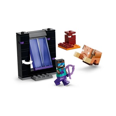 5. LEGO Minecraft 21584 Journey Through the Nether and End Portal