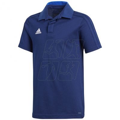 T-Shirt adidas Condivo 18 Cotton Polo Jr CF4368