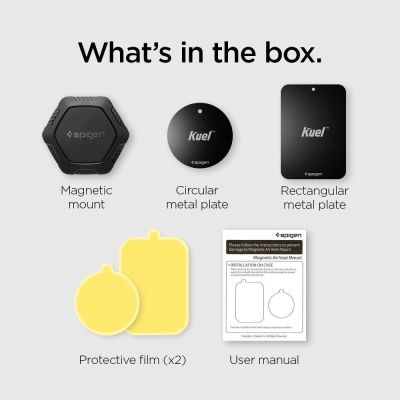 14. Spigen QS11 Magnetic Car Air Vent Phone Holder - Black