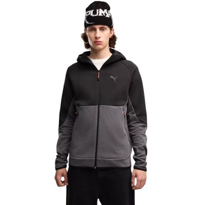 Men’s Puma Tech Slim Elevated black-grey hoodie 693951 34