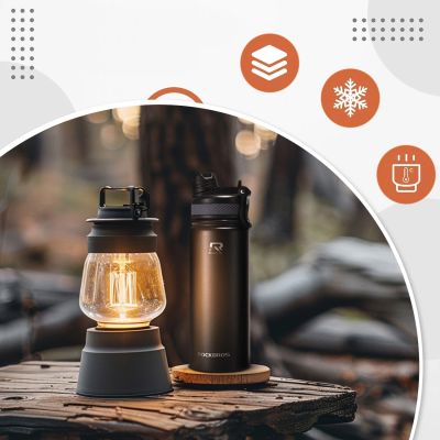 5. Rockbros 35210029001 thermal bottle for bicycle drinks 550 ml - black