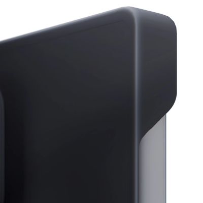 4. 3mk Just20g Matt Case for Samsung Galaxy S25 Ultra - Matte Black