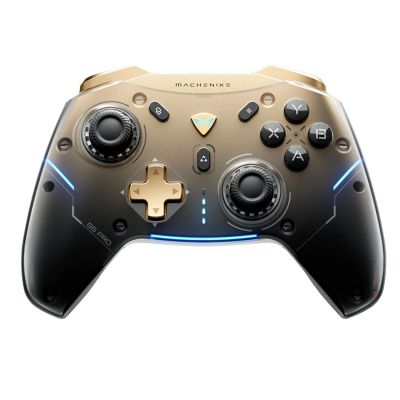 2. Machenike G5Pro Flagship Wireless Game Controller with Gyroscope and Button Mapping - Black and Gold