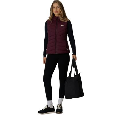 8. Women's 4F F372 Burgundy Vest 4FWAW26TVJAF372 60S
