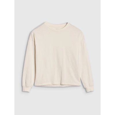 6. Longsleeve oversize smooth girls 4F 4FJWSS25TLONF377-12S