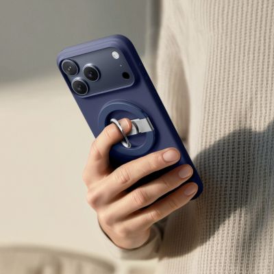 8. AmazingThing Minimal Air Case for iPhone 17 Pro Max Compatible with MagSafe - Blue