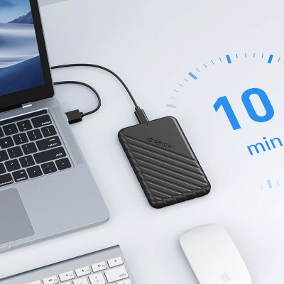 3. Orico 25PW1-U3 2.5" HDD/SSD USB3.0 Micro-B 5Gb/s Disk Cartridge - Black