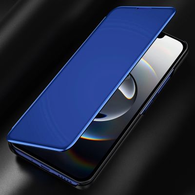 7. Clear View Case for iPhone 16e / 17e Flip Cover - Blue