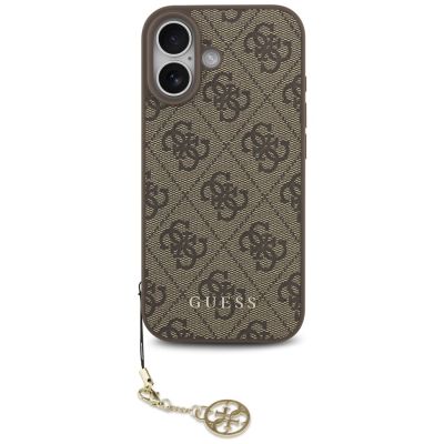 2. Guess 4G Charms Collection MagSafe case for iPhone 17 - brown