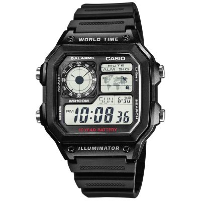 Men's Watch CASIO AE-1200WH-1AVDF + BOX