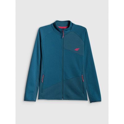 7. Women's slim trekking sweatshirt without hood 4F 4FRSS26TFSWF0986-46S