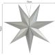 17. DECORATIVE HANGING PAPER STAR 75CM SILVER