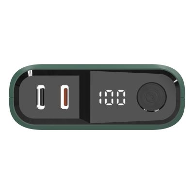 2. RealPower PB-10000C PD+ 10000 mAh Dark Green