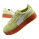 Puma women's shoes sports sneakers Palermo platform fashionable green
