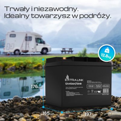 25. EXTRALINK BATTERY BATTERY ACCUMULATOR AGM 12V 45