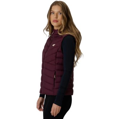 4. Women's 4F F372 Burgundy Vest 4FWAW26TVJAF372 60S