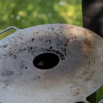 6. BONFEU GARDEN FIREPLACE BONGIANO LP BLACK