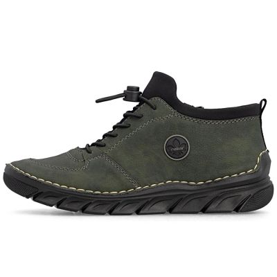 9. Women's ankle boots green Rieker 55071-54