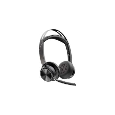 182. POLY Voyager Focus 2 USB-CC Headset with USB-C/A Adapter and Charging Base