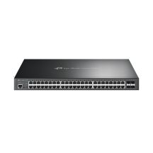 TP-Link Omada SG3452XP Network Switch Managed L2+ Gigabit Ethernet (10/100/1000) PoE Support 1U Black