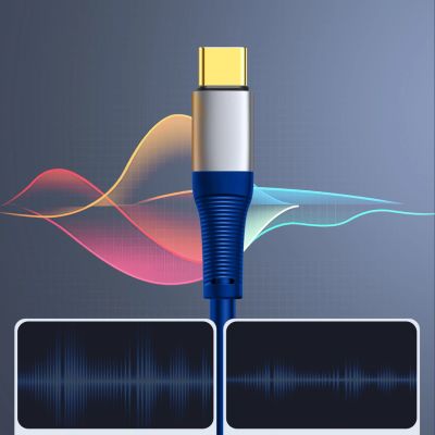 4. Orico AXC-02 USB-C to 3.5 mm jack audio cable 20 cm - blue