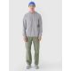 4. Men's sweatshirt with hood, open, 4F 4FRAW24TSWSM1821-27S