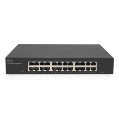 3. Digitus 24-Port Gigabit Switch, 19-Inch, Unmanaged