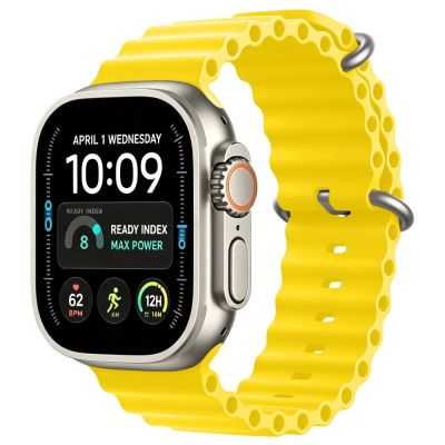 6. Tech-Protect IconBand Pro Strap for Apple Watch 4 / 5 / 6 / 7 / 8 / 9 / SE / Ultra 1 / 2 (42/44/45/49 mm) - Yellow