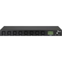 Inter-Tech PDU SA-0816 PDU power splitter 8 x network sockets Black