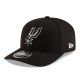 New Era 9SEVENTY San Antonio Spurs NBA Team Black Stretch Snapback Cap - 60755445