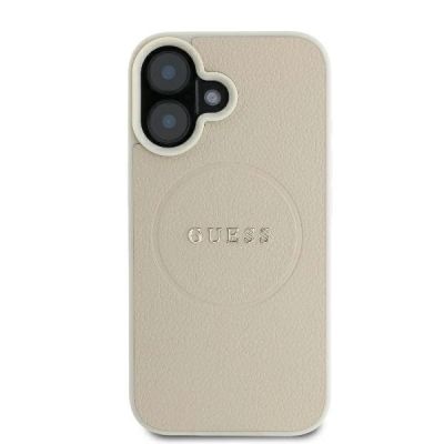 3. Guess Grained Ring MagSafe case for iPhone 16 - beige