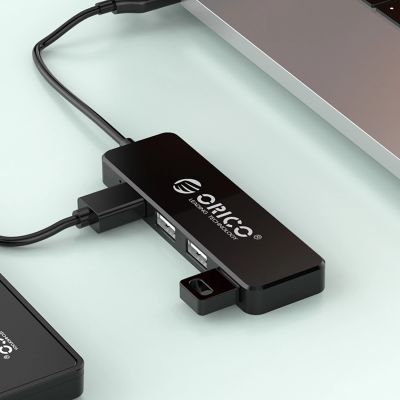4. Orico FL01 USB-A Hub Docking Station 4x USB-A 2.0 - Black
