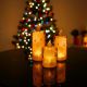 15. DECORATIVE CANDLE 12.5 CM AMBER WARM WHITE 1 LED