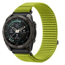 Tech-Protect NylonLoop Band for Garmin Fenix 5X / 5X Plus / 6X / 6X Pro / 7X / 8 / 8 Pro / 9 / 9 Pro (51 mm) – Lime Green