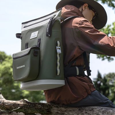 7. Rockbros Thermal Backpack with Insulation 18l Ergonomic - Green