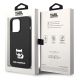 8. Karl Lagerfeld KLHCP14LSLCTBK iPhone 14 Pro 6.1 "hardcase black / black Silicone Choupette Body