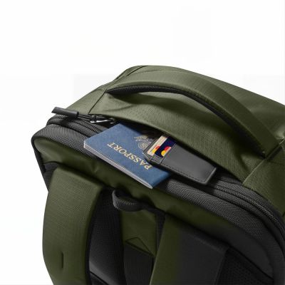 5. Tech-Protect Defender S70 RYANAIR & WIZZAIR 24L Laptop Backpack - Dark Green
