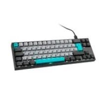 Ducky Miya Pro Moonlight TKL Gaming Tastatur for PC/Mac, MX-Brown, weiße LED - dunkelgrau