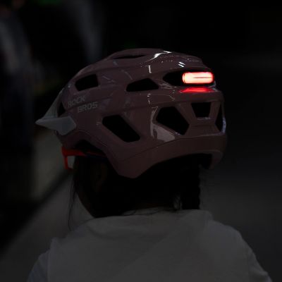 7. Rockbros LK-67 Youth Bike Helmet with Detachable Visor 54–58 cm - Pink