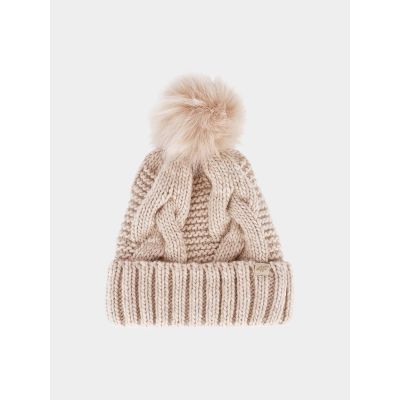 Women's winter hat 4F 4FWAW24ACAPF411-83S