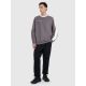 7. Men's sweatshirt without zipper, without hood, 4F 4FRAW25TSWSM2457-23S