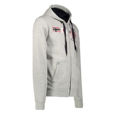 3. Geographical Norway GORMA MEN 100 EO +BS Men’s Sweatshirt (WT1880H/GN-BLENDED GREY)