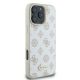 4. Guess Peony Script Logo MagSafe iPhone 16 Pro Case - White