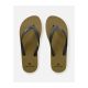 3. RIP CURL Brand Logo Bloom Open Toe Olive Beach Flip-Flops