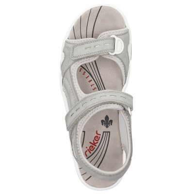 12. Comfortable Rieker W RKR674 sandals gray