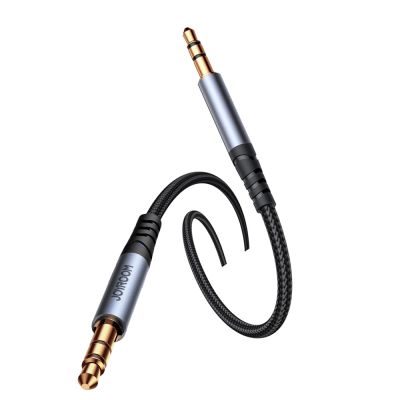 7. Joyroom stereo audio cable AUX 3.5 mm mini jack 1.2m black (SY-A08)